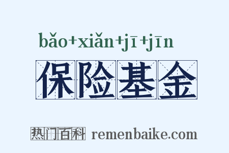 保险基金是什么意思的图片